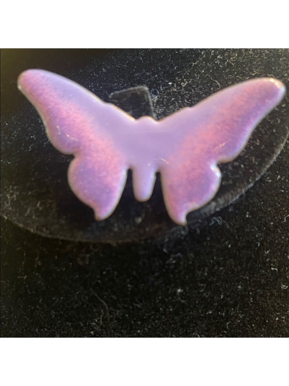 Purple Butterfly Brooch Pin Cottagecore Fairycore Whimsical Vintage Style 3/$25